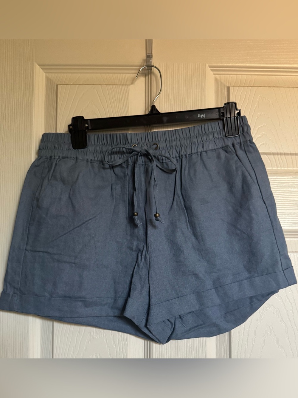 NWT Love Tree Drawstring Waist Shorts in Blue, Cuffed Shorts, Multiple Sizes